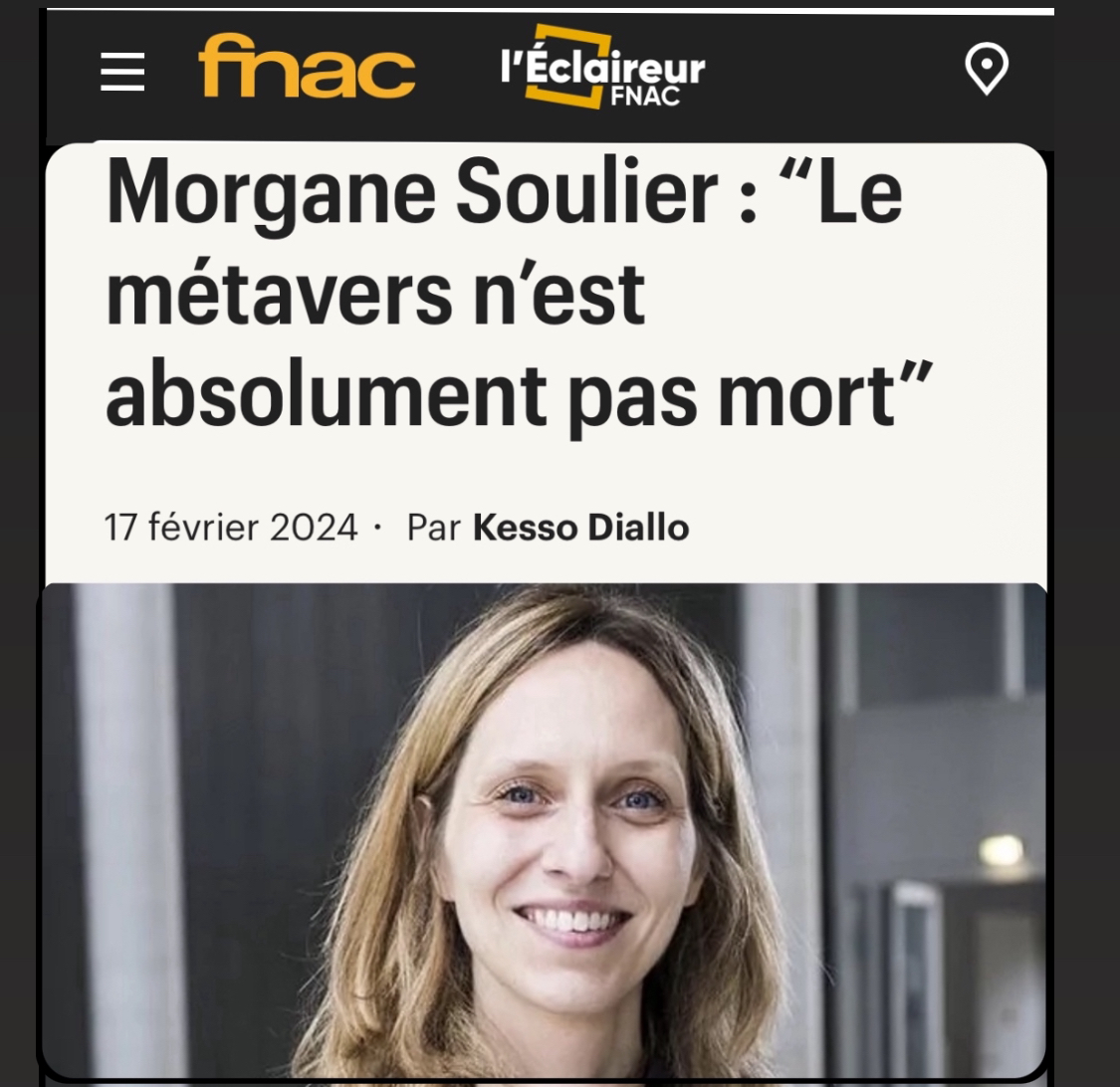 ENTRETIEN Morgane Soulier : “Le métavers n’est absolument pas mort”